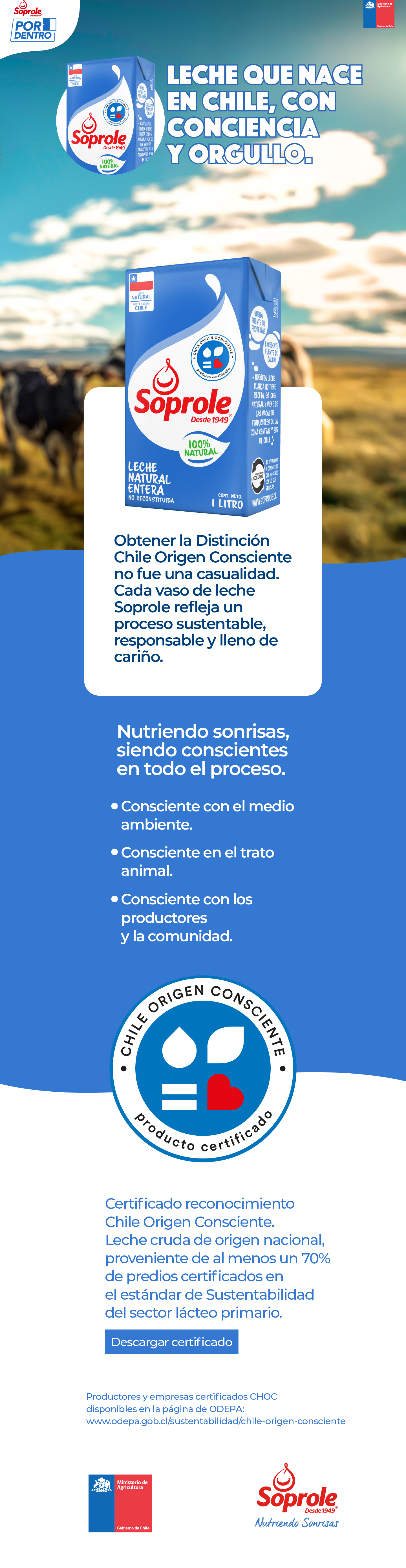 Certificación Soprole